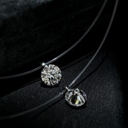 Lab-grown Diamond Round Pendant